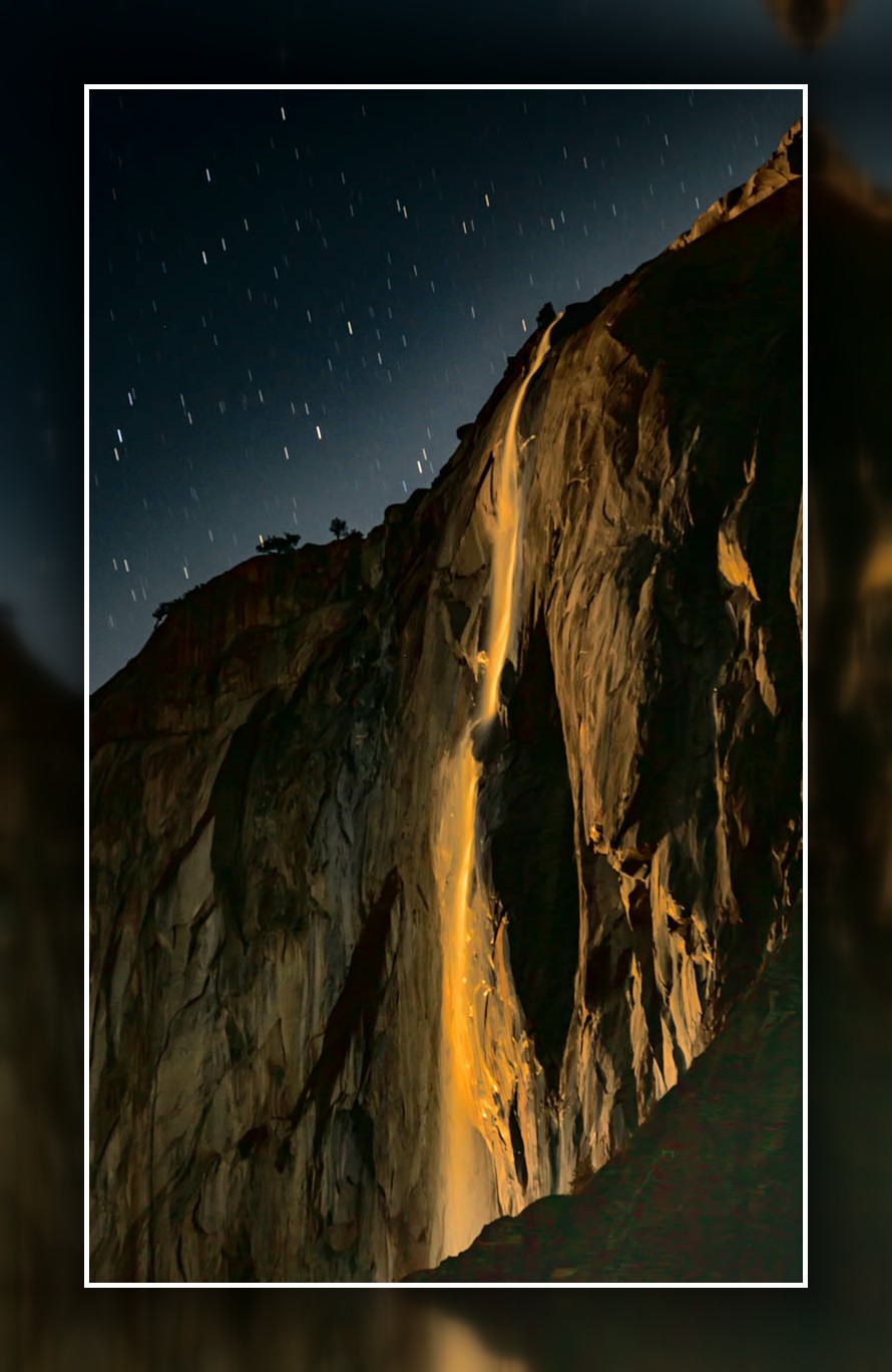 8B2A3786-Edit.jpg : Horsetail Falls Under Moonlight